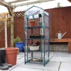 Kingfisher Greenhouse 4 Tier 130 X 50 X 45cm -OUTSUNNY Store 1694727 7
