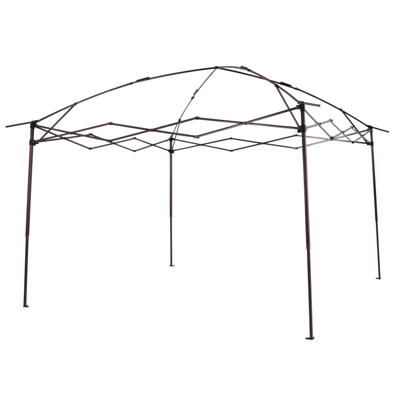 Outsunny 3 X 3(m) Pop Up Gazebo With Netting And Carry Bag, Party Tent Event Shelter For Garden, Patio - Khaki 8 Outsunny 3 X 3(m) Pop Up Gazebo With Netting And Carry Bag, Party Tent Event Shelter For Garden, Patio - Khaki - Image 8