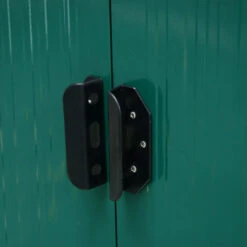 Outsunny Metal Garden Shed 260L X 133W X 200Hcm - Green -OUTSUNNY Store 1kC75618746d3c0b0 jpg