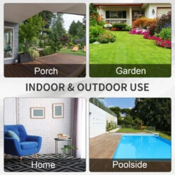 Outsunny Rattan Sofa 3 Seater - Black -OUTSUNNY Store 1si756181099f1b72 jpg