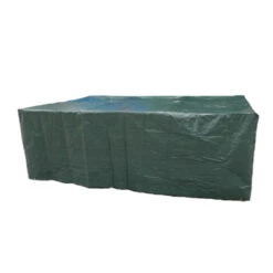 Silver & Stone Outdoor Furniture Cover For 6 Seater Rectangle 270 X 186 X 89cm Green -OUTSUNNY Store 2397252