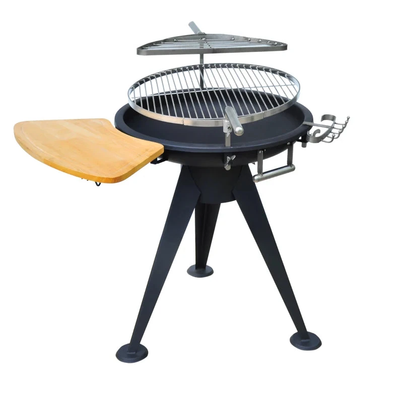 Outsunny Outdoor BBQ With Double Grill And Cutting Board 2 Outsunny Outdoor BBQ With Double Grill And Cutting Board - Image 2
