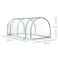 Outsunny Tunnel Greenhouse Green Grow House 200 X 100 X 80cm -OUTSUNNY Store 2uwa1217edc607cf0 a48bcfea 5e04 4182 8aa2 09f0dd72304f