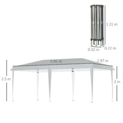Outsunny Foldable Gazebo -OUTSUNNY Store 3 2 8c857b4a 6159 4a50 b5fc 065149853aa0
