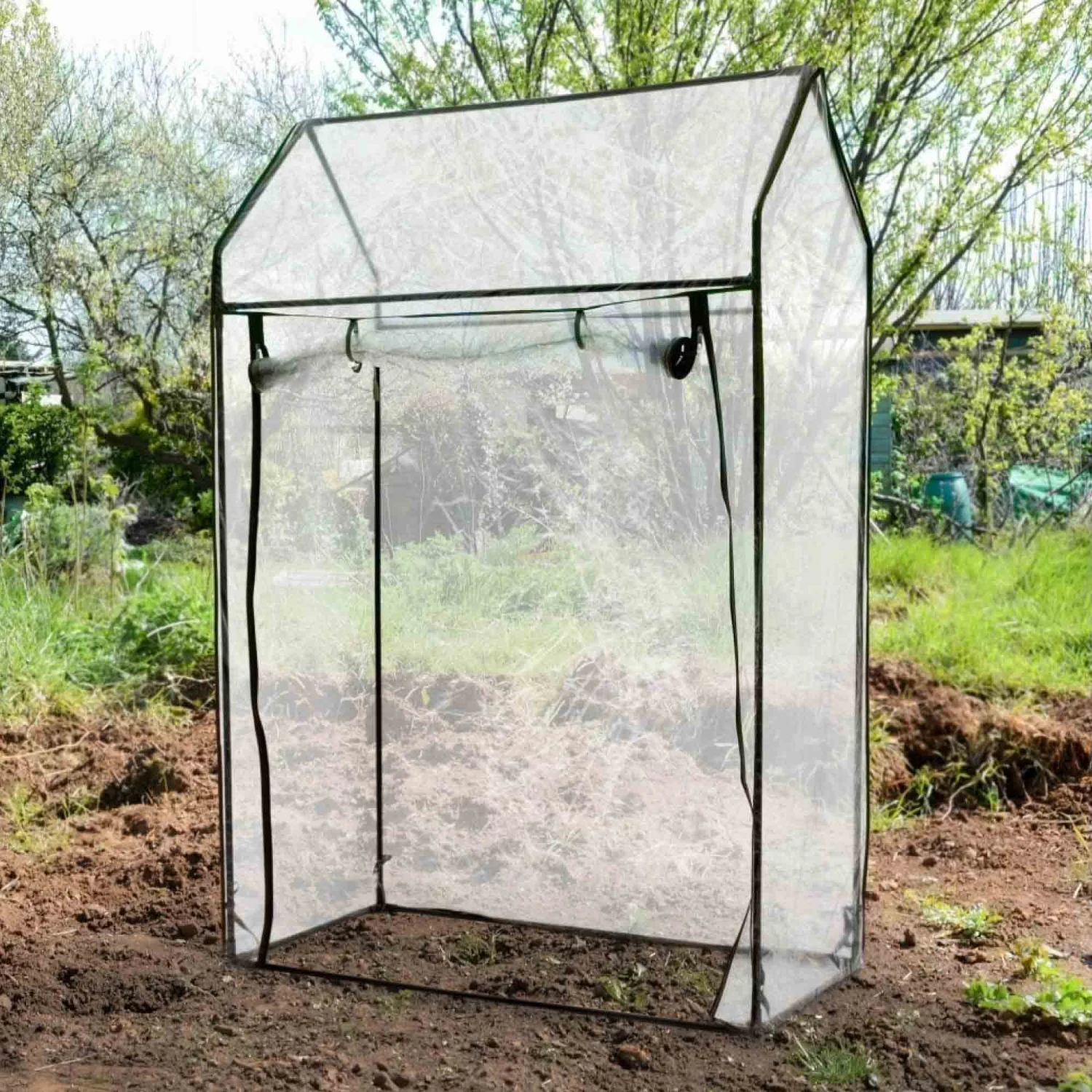 Kingfisher Tomato Greenhouse 150 X 100 X 50cm Clear 3 Kingfisher Tomato Greenhouse 150 X 100 X 50cm Clear - Image 3