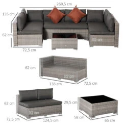 Outsunny Rattan Sofa Set 2.7m - Grey 29 Outsunny Rattan Sofa Set 2.7m - Grey -OUTSUNNY Store 3W24d81863a63c64a jpg