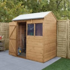 Forest Garden Shiplap Dip Treated 6x4 Reverse Apex Shed 16 Forest Garden Shiplap Dip Treated 6x4 Reverse Apex Shed -OUTSUNNY Store 3 bb4b3b73 d456 43a9 8268 242b79f2bac5