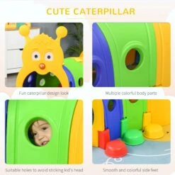 Outsunny Caterpillar Play Tunnel - Multicoloured 17 Outsunny Caterpillar Play Tunnel - Multicoloured -OUTSUNNY Store 3fbb101864e023004 jpg
