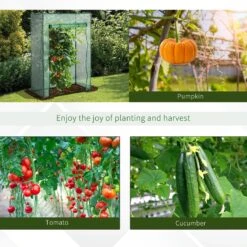 Outsunny Mini Greenhouse 100 X 50 X 150cm - Green 12 Outsunny Mini Greenhouse 100 X 50 X 150cm - Green -OUTSUNNY Store 3xMb1017edc607ea3 jpg