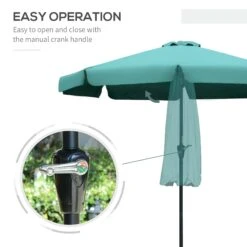 Outsunny Patio Umbrella Green -OUTSUNNY Store 4 2 e7994edb d7ac 4c75 9cc3 e5246d3196ee