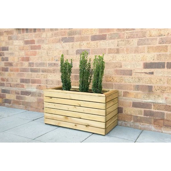 Forest Garden Linear Planter - Double 44cm(h) X 80cm(w) X 40cm(d) 1 Forest Garden Linear Planter - Double 44cm(h) X 80cm(w) X 40cm(d)
