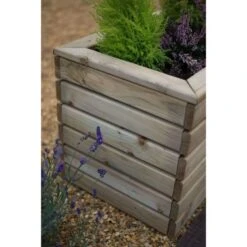 Forest Garden Linear Planter - Double 44cm(h) X 80cm(w) X 40cm(d) 11 Forest Garden Linear Planter - Double 44cm(h) X 80cm(w) X 40cm(d) -OUTSUNNY Store 4937456 5