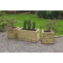 Forest Garden Linear Planter - Double 44cm(h) X 80cm(w) X 40cm(d) 12 Forest Garden Linear Planter - Double 44cm(h) X 80cm(w) X 40cm(d) -OUTSUNNY Store 4937456 6