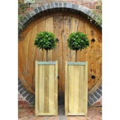 Forest Garden Slender Planter - Large 100cm(h) X 40cm(w) X 40cm(d) -OUTSUNNY Store 4937494 4