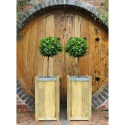 Forest Garden Slender Planter - Small 75cm(h) X 40cm(w) X 40cm(d) -OUTSUNNY Store 4937500 5