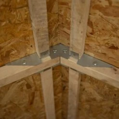 Forest Garden Shiplap Dip Treated 6x4 Reverse Apex Shed - No Window -OUTSUNNY Store 4937791 8