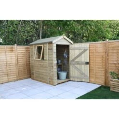 Forest Garden Timberdale 6 X 4 Apex Shed -OUTSUNNY Store 4937838 1