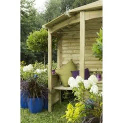 Forest Garden Venetian Corner Arbour 12 Forest Garden Venetian Corner Arbour -OUTSUNNY Store 4937845 6