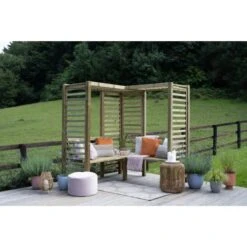Forest Garden Firenze Corner Arbour -OUTSUNNY Store 4937852 1