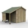 Forest Garden Timberdale 6 X 8 Double Door Apex Shed