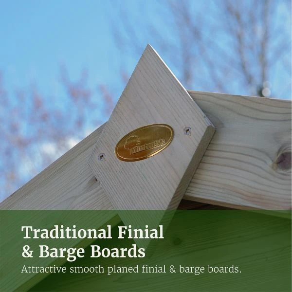 Forest Garden Timberdale 8 X 6 Reverse Apex Shed 4 Forest Garden Timberdale 8 X 6 Reverse Apex Shed - Image 4