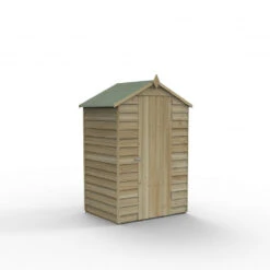 Forest 4×3 4Life Overlap Apex Shed, No Window