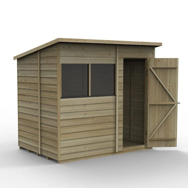 Forest Garden Overlap Pressure Treated 7x5 Pent Shed 1 Forest Garden Overlap Pressure Treated 7x5 Pent Shed