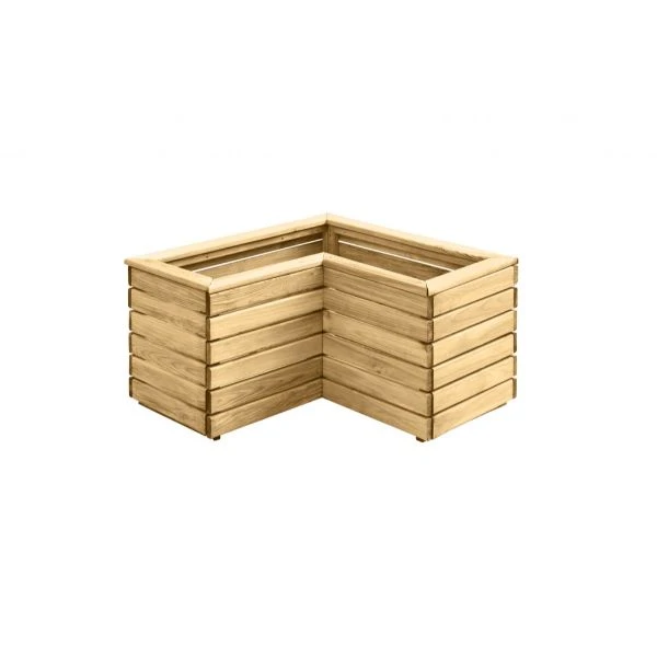 Forest Garden Linear Corner Planter 80cm 3 Forest Garden Linear Corner Planter 80cm - Image 3