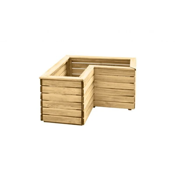 Forest Garden Linear Corner Planter 80cm 2 Forest Garden Linear Corner Planter 80cm - Image 2