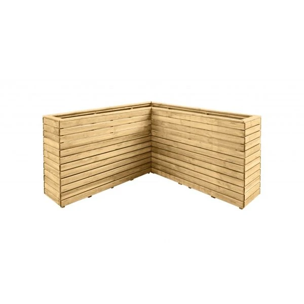 Forest Garden Linear Corner Planter 1.6m 1 Forest Garden Linear Corner Planter 1.6m