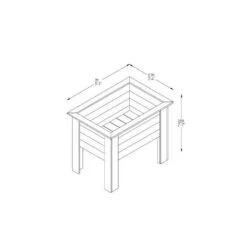Forest Garden Deep Root Planter - 1m -OUTSUNNY Store 4938118 4