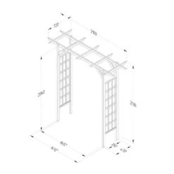 Forest Garden Classic Flat Top Arch -OUTSUNNY Store 4938163 6