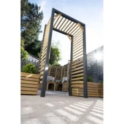 Forest Garden Slatted Arch -OUTSUNNY Store 4938248 7