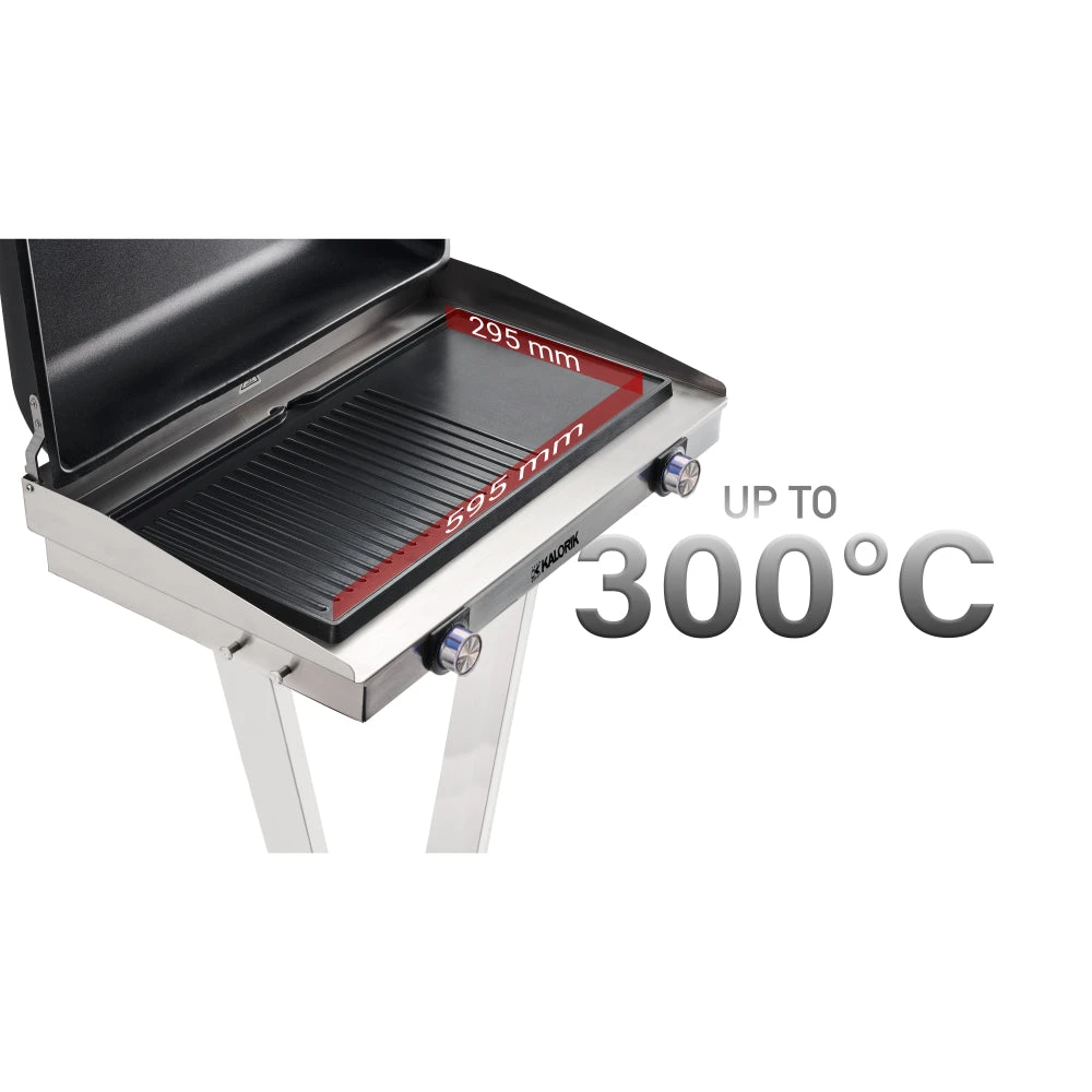 Kalorik Standing Electric BBQ Grill - Silver & Black 12 Kalorik Standing Electric BBQ Grill - Silver & Black - Image 12