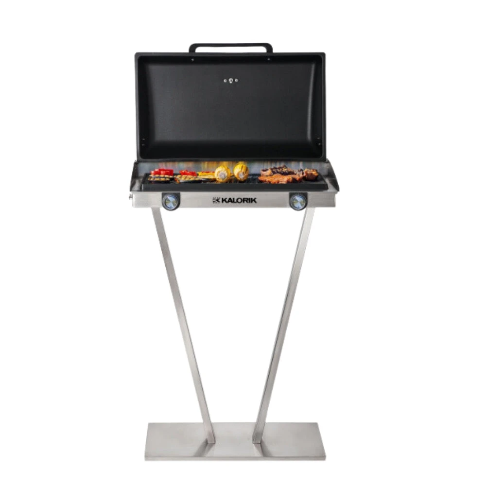Kalorik Standing Electric BBQ Grill - Silver & Black 14 Kalorik Standing Electric BBQ Grill - Silver & Black - Image 14