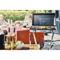 Kalorik Standing Electric BBQ Grill - Silver & Black 19 Kalorik Standing Electric BBQ Grill - Silver & Black -OUTSUNNY Store 4997382 Kalorik Standing Electric BBQ Grill Silver Black 4