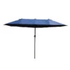 Outsunny Double Parasol 4.6m - Blue
