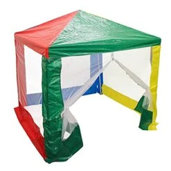 Silver & Stone Children's Multi Coloured Play Tent Sun Shade 1.5m X 1.5m -OUTSUNNY Store 5124dV6VFYS ff033bc3 5df8 432d a8ea 358ae800a29a