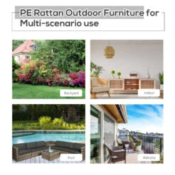 Outsunny Patio Rattan Sofa Set 6 Seater - Grey 19 Outsunny Patio Rattan Sofa Set 6 Seater - Grey -OUTSUNNY Store 53075617fb1c31dbc jpg