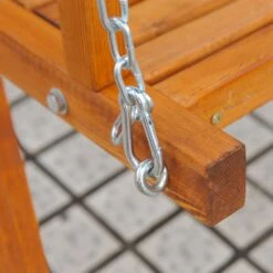 Outsunny 3 Seater Canopy Swing Bench - Cream White -OUTSUNNY Store 5TL9e117dc29ce89a