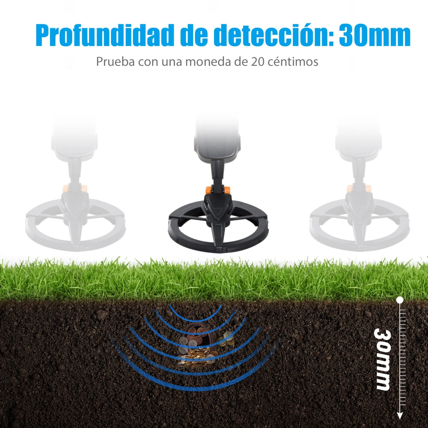 Outsunny Metal Detector 6 Outsunny Metal Detector - Image 6