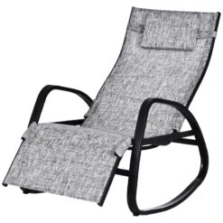 Outsunny Rocking Chair - Light Grey -OUTSUNNY Store 5wPdaa188d8788b14 jpg