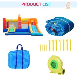 Outsunny Bouncy Castle With Pool And Slides - Extra Large 15 Outsunny Bouncy Castle With Pool And Slides - Extra Large -OUTSUNNY Store 5yLb1017f0101398c jpg