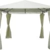 Silver & Stone Outdoor Premium Gazebo - Vienna 3m X 3m - Cream