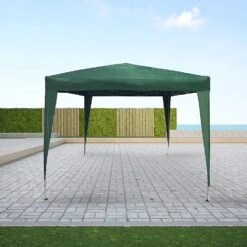 Silver & Stone Outdoor Pop Up Garden Gazebo 3m X 3m - Green -OUTSUNNY Store 81xMVG1AuDL. AC SL1500