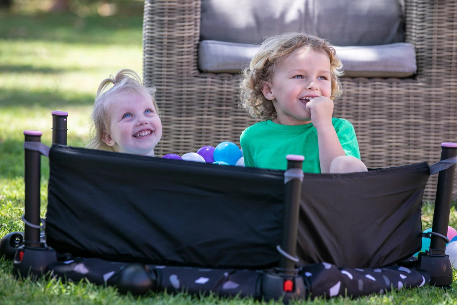 Okiedog 3-in-1 Trampoline - Black 3 Okiedog 3-in-1 Trampoline - Black - Image 3