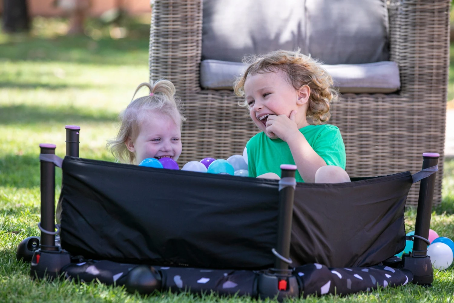 Okiedog 3-in-1 Trampoline - Black 2 Okiedog 3-in-1 Trampoline - Black - Image 2