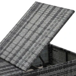 Outsunny Rattan Reclining Lounger - Grey 22 Outsunny Rattan Reclining Lounger - Grey -OUTSUNNY Store 9Iyd4d17eecc29e19 jpg