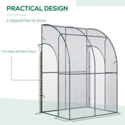 Outsunny Greenhouse Lean To 143x118x212 Cm - Clear 17 Outsunny Greenhouse Lean To 143x118x212 Cm - Clear -OUTSUNNY Store 9Teb1017ee2cf1040 jpg