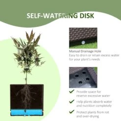 Outsunny 2-Piece Raised Garden Bed Planter Box Brown -OUTSUNNY Store 9Xfa0917edc659cf3 a87c3be4 fe07 4f6d 876d 7cbb51d6370b